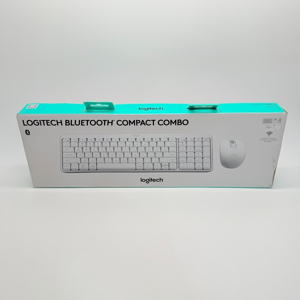 Brand New Logitech Bluetooth Compact Combo – White (920-013508)