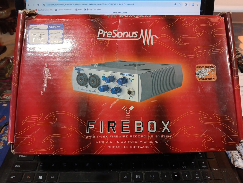 PRESONUS FIREBOX DIGITOL RECORDING INTERFACE With Box & Papers
