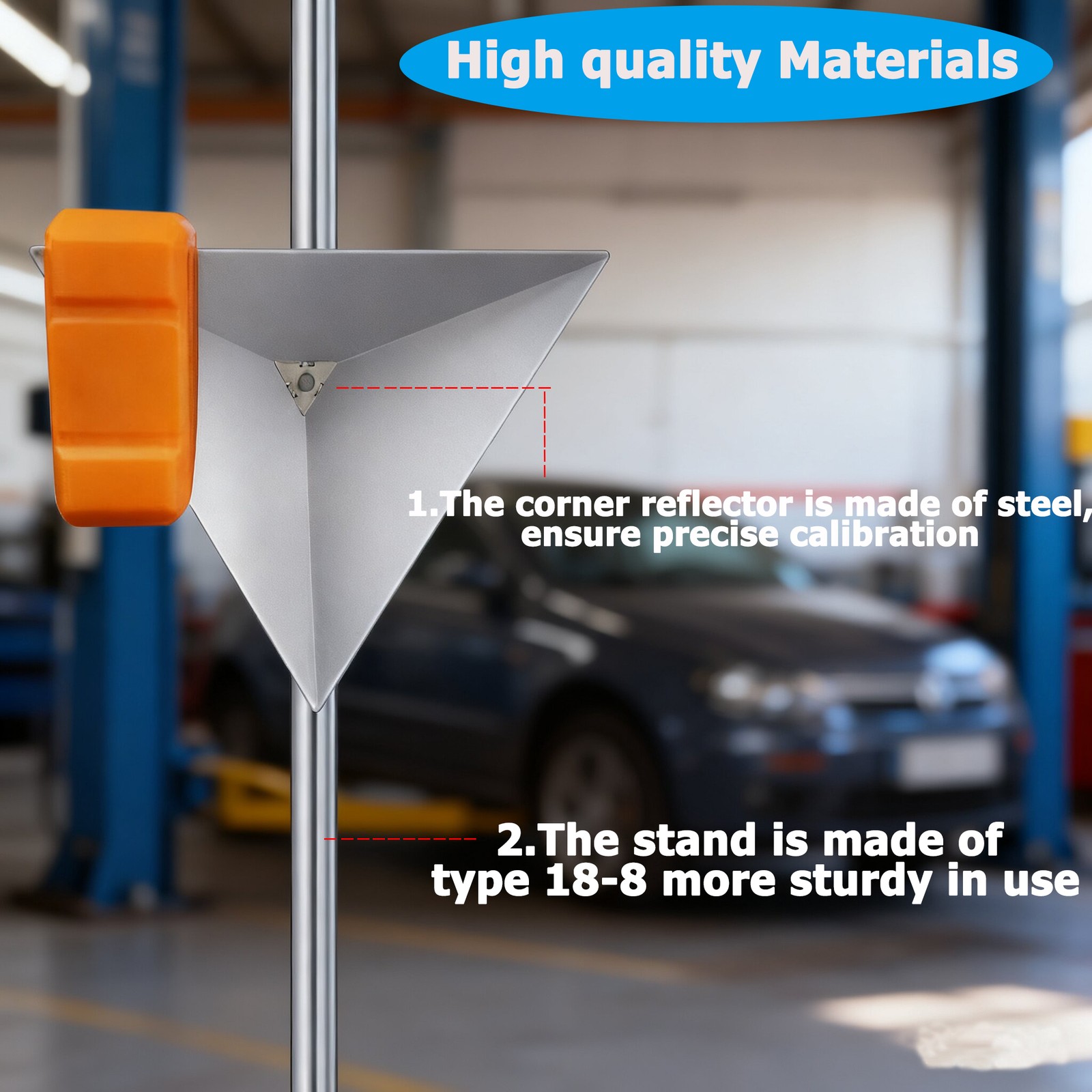 ADAS Radar Aiming Target Reflector Calibration Tool for Honda Toyota-Medium Size