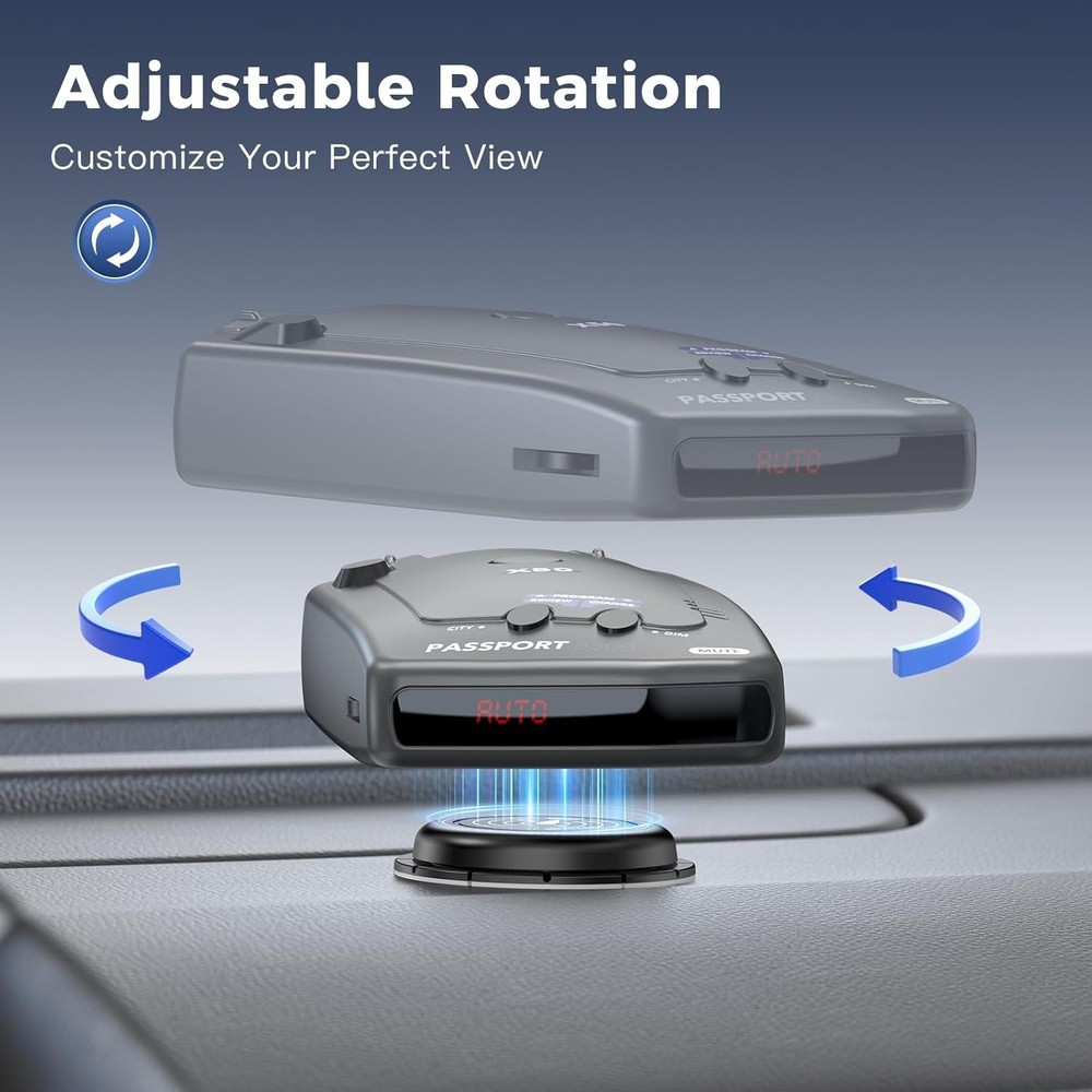 Adjustable Radar Detector Mount with N52 Magnets for Dashboards