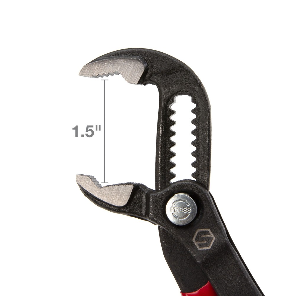 Steelman 7-in Push Button Adjustable Water Pump Pliers 60943