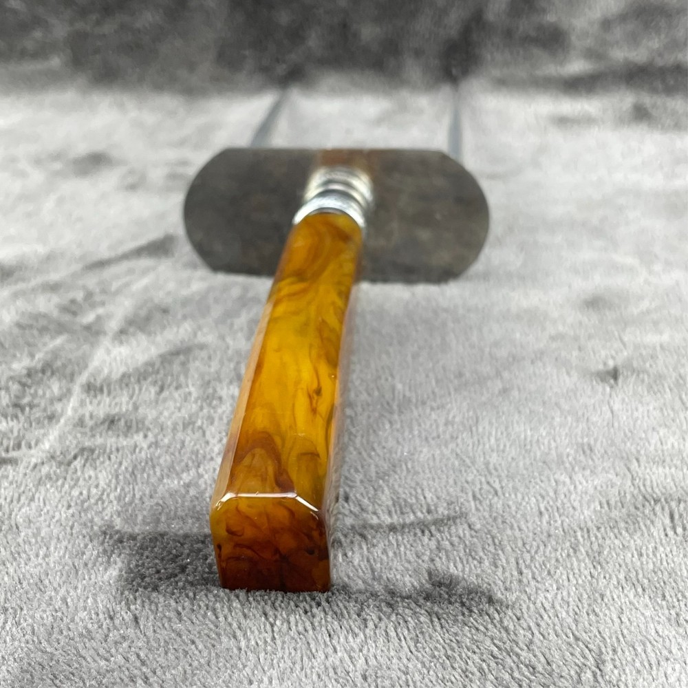 Butterscotch Bakelite Meat Fork and Bottle Opener