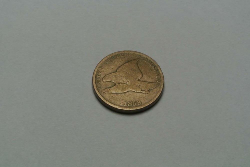 1858 Flying Eagle Cent, VG Grade, Small Letters Variety - C8072