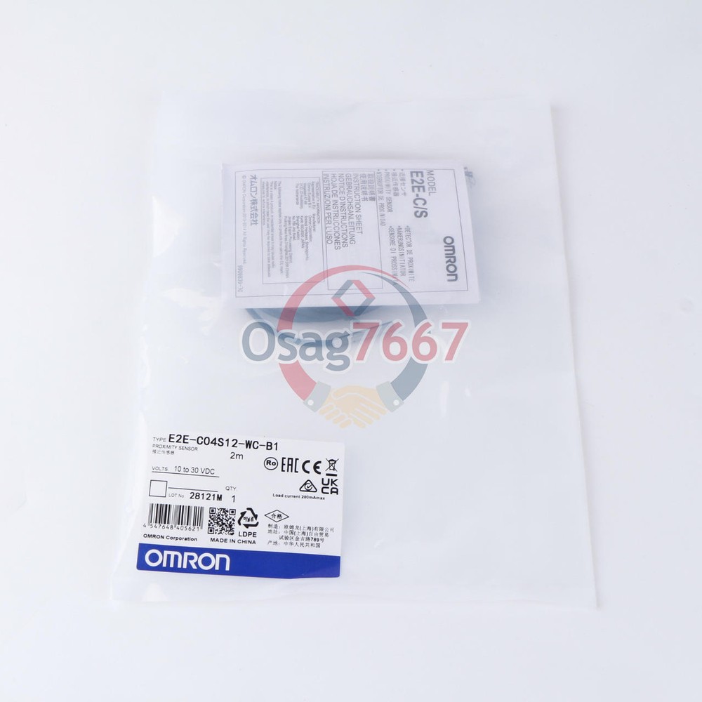 ONE OMRON Proximity Switch E2E-C04S12-WC-B1 10-30VDC