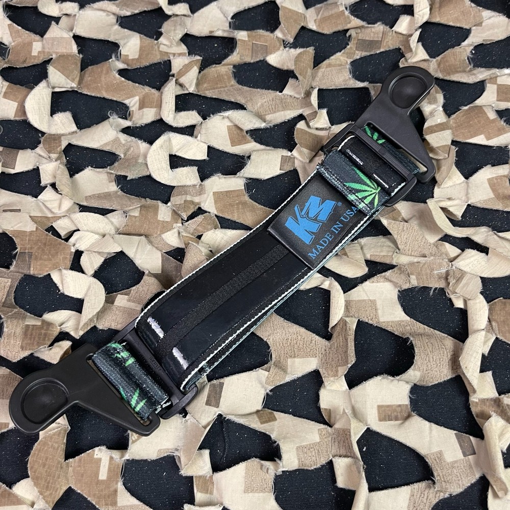 NEW KM PAINTBALL EVS GOGGLE STRAP - GREEN LEAF