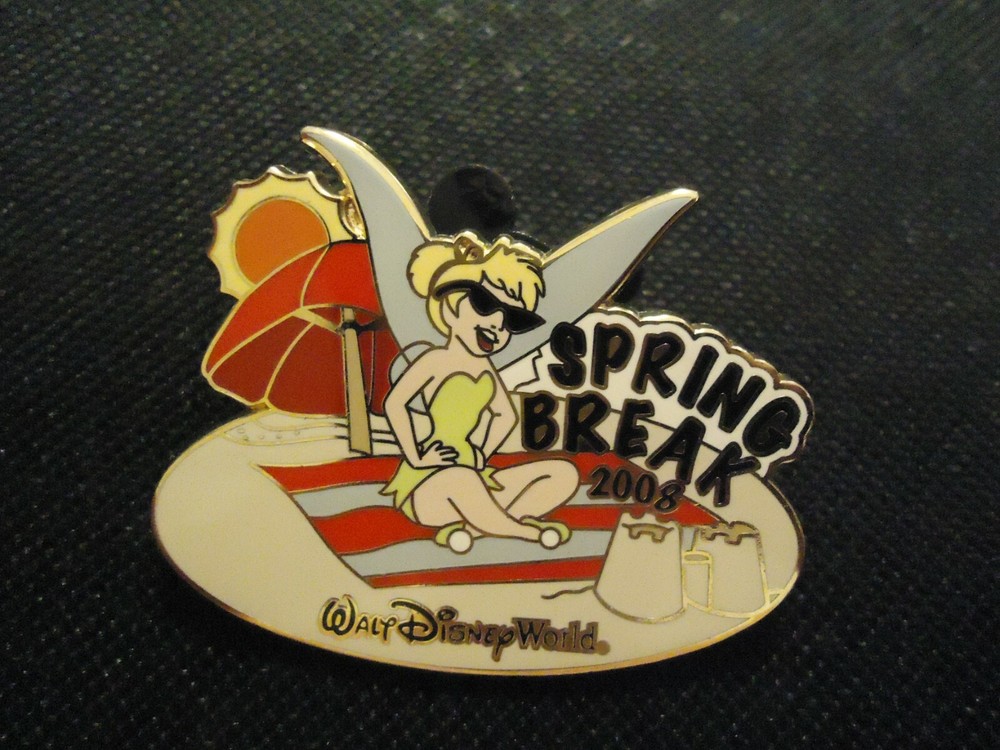 DISNEY WDW SPRING BREAK 2008 TINKER BELL PIN LE 2000