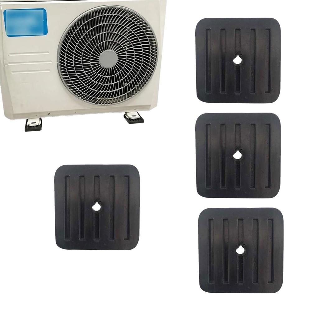 4 Pcs Mini Split AntiVibration Pads, Air Conditioner Shock Pad, Wall Mounting