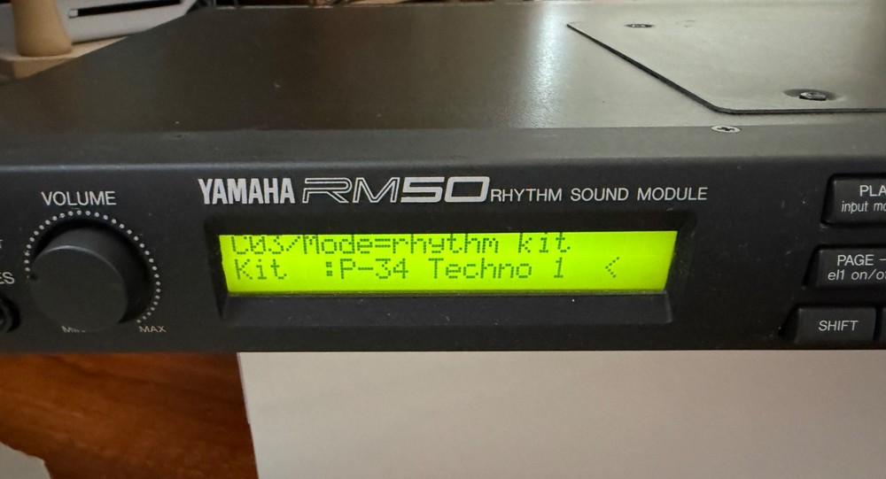 Yamaha RM50 Drum Rhythm Sound Module - Tone Generation System TESTED WORKING