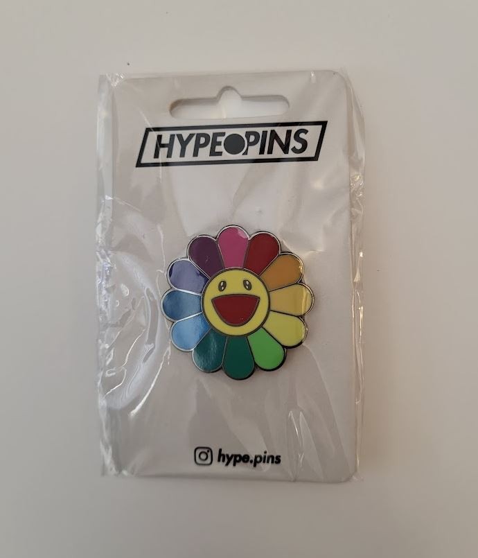 Murakami Flower Enamel Pin