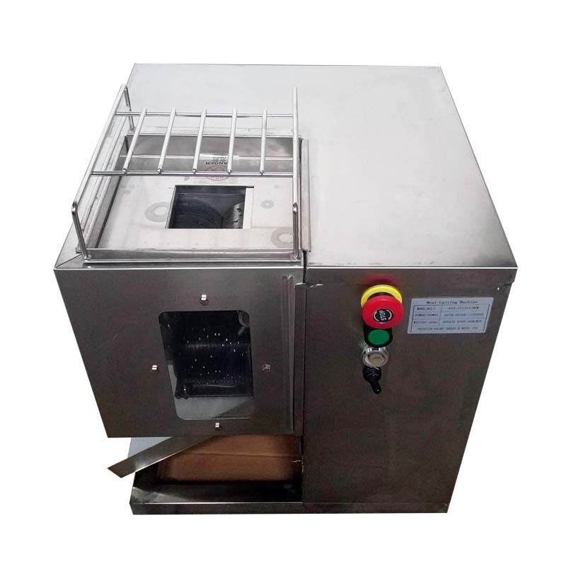 Shredded Meat Cutting Machine with Double 10mm Blade Meat Processing Tool 110V