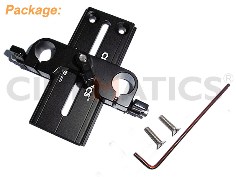 Cinematics matte box height riser height adjustable for red epic sony panasonic