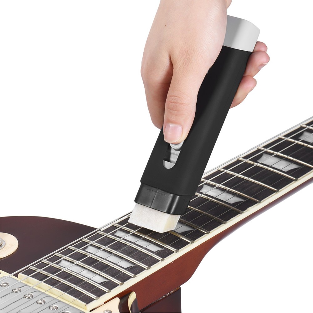 Guitar Strings Cleaning Tool Derusting Lubricating Felt String Maintenance Kit