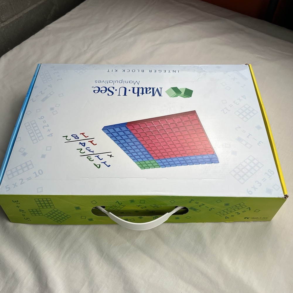 Math•U•See Manipulatives Integer Block Kit No Missing Pieces - Home Schooling