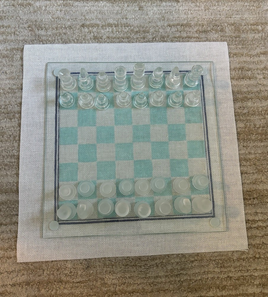 Needlepoint Chess Board Canvas