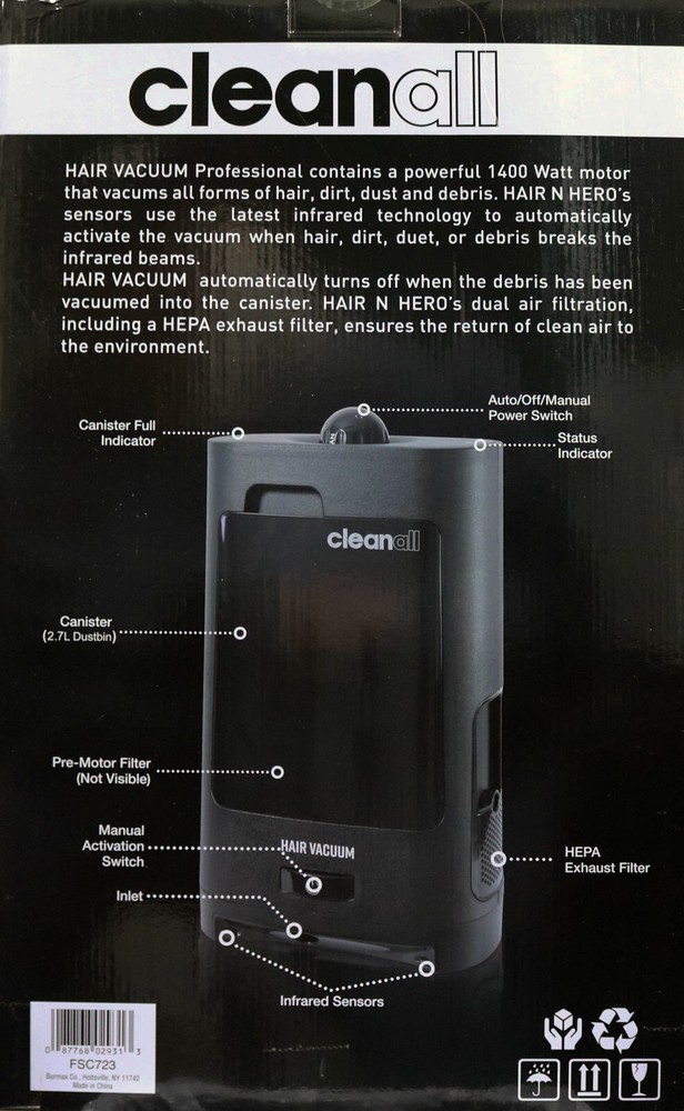 Automatic Hair Vacuum Cleaner by Cleanall