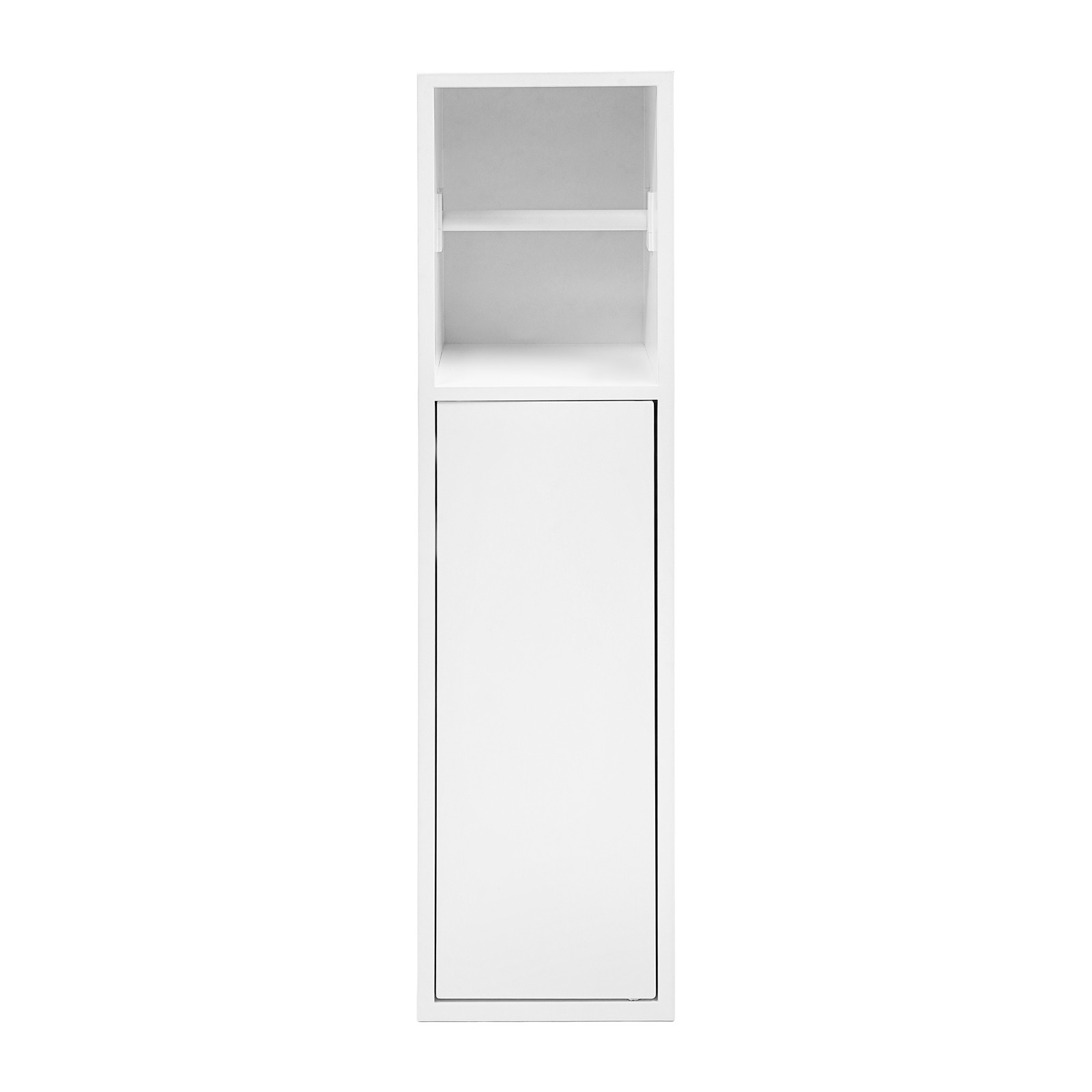 2-Tier Recessed Shower Niche Toilet Shelf Wall-inserted Bathroom Storage Cabinet