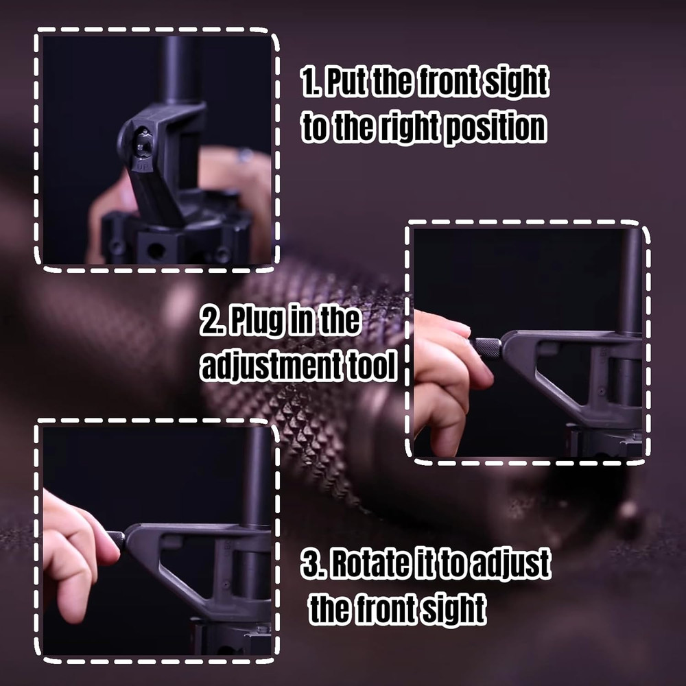 1 PCS Front Sight Tool Precise Front Sight Adjustment Tool with 4 & 5 Prong For