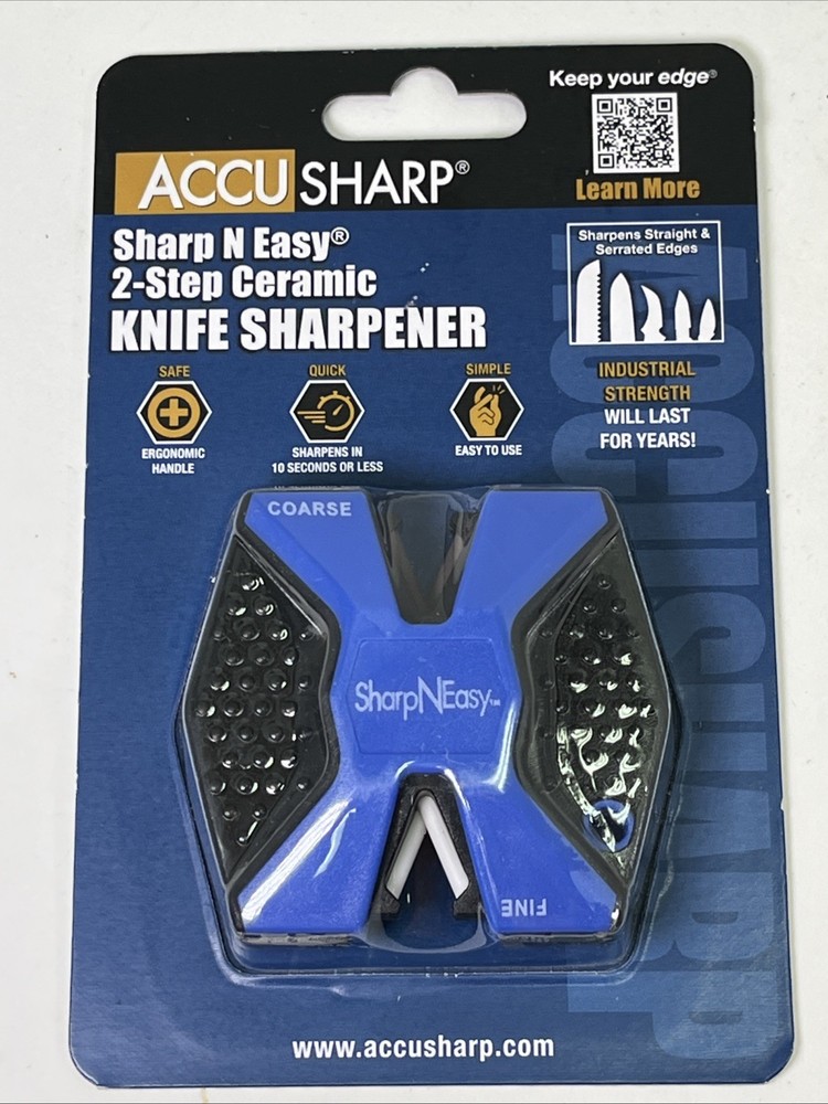 Accu Sharp Sharp N Easy 2-Step Ceramic Knife Sharpener