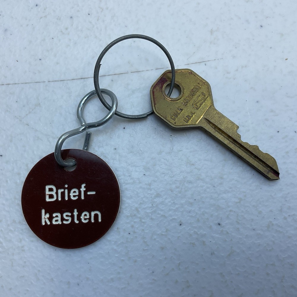 German “Briefkasten” Mailbox Tag And Key