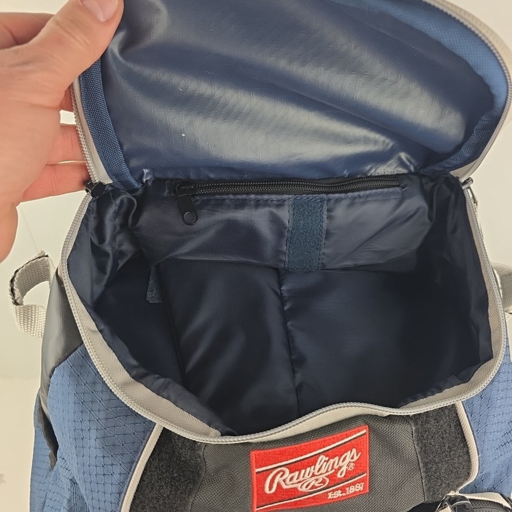 Rawlings Velo Baseball/Softball Backpack Navy Blue-Very Clean