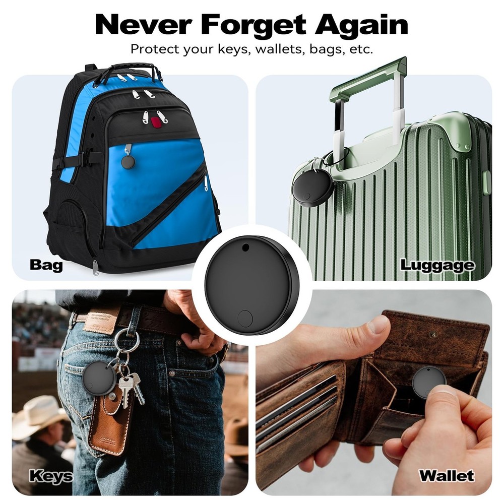 Eelexa Smart Tag Tracker, Dual System Air Tracker Tag for iOS and Android, Co...