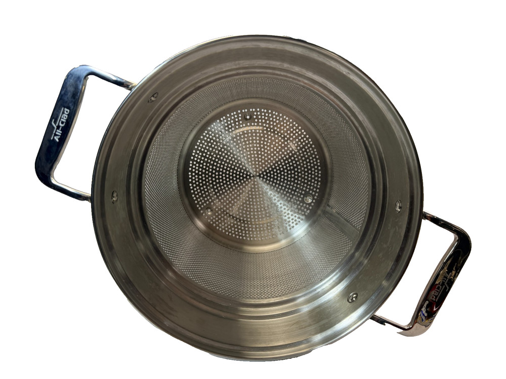 ALL-CLAD Replace 12 QT Stock Pot Multi-Pot, Perforated Insert with Handles