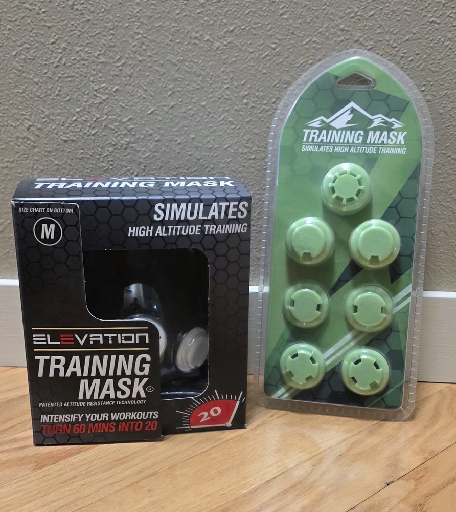 Elevation Training Mask Size M NEW-High Altitude Training Simulation
