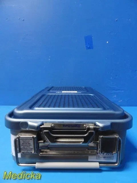 Medical Instrument Sterilization Case – Full Size, Dual-Level, Solid Base ~36571