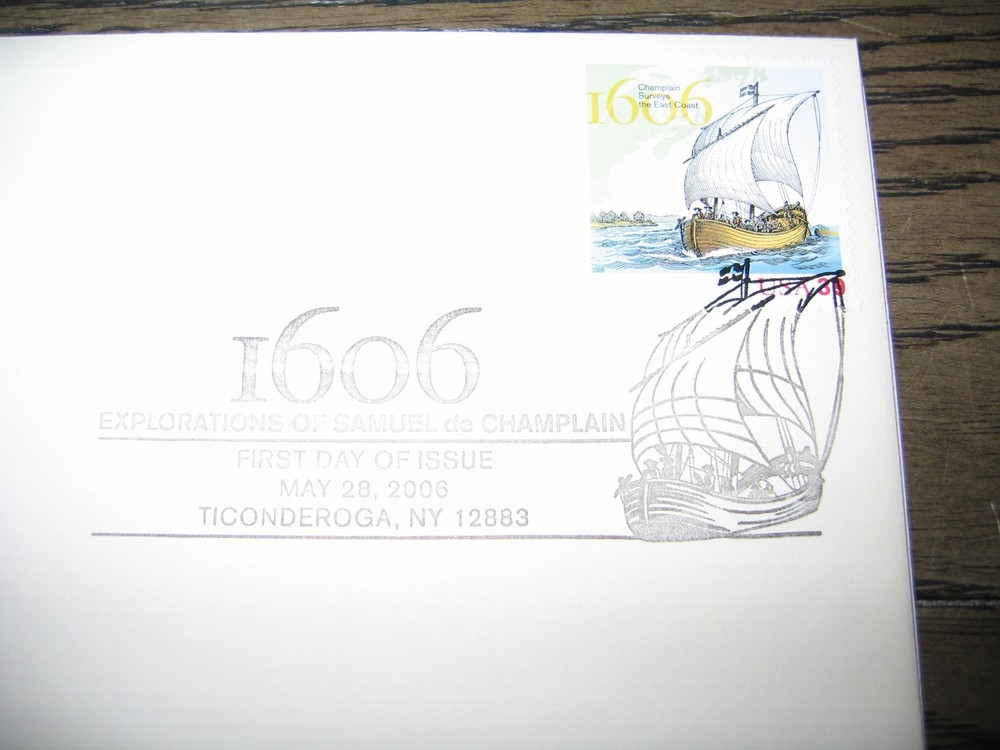 2006 Samuel de Champlain Explorations 1606 Replica Golden Cover Stamp