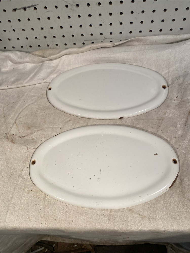 Stimpson Computing Scale Meat Scale Mercantile Porcelain Covers Oval Front Back