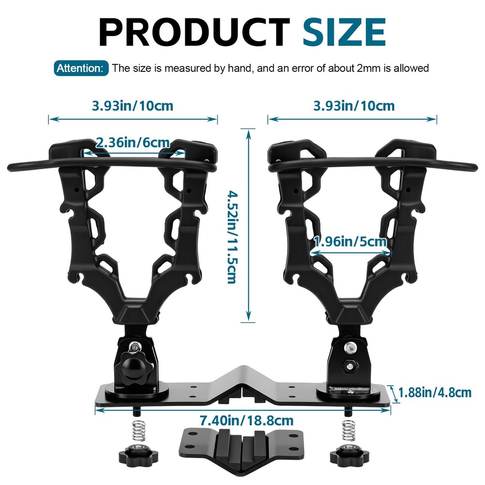 Double Single Rack for ATV UTV, atv holder Universal Rack for Hunting , Bow, ...