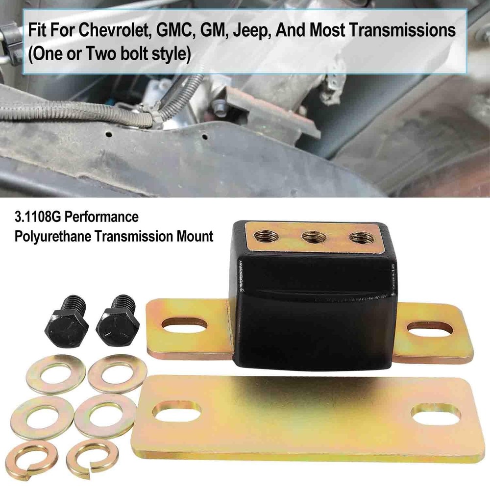 Performance Polyurethane Transmission Mounts for GM TH350 TH400 700R4