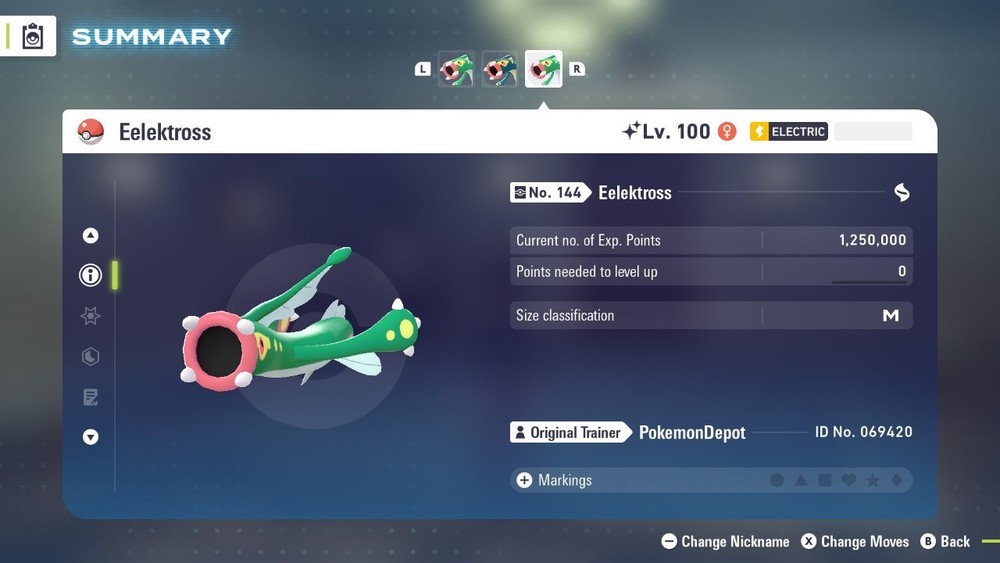 6IV Shiny Eelektross Pokemon Legends ZA *SAME DAY*