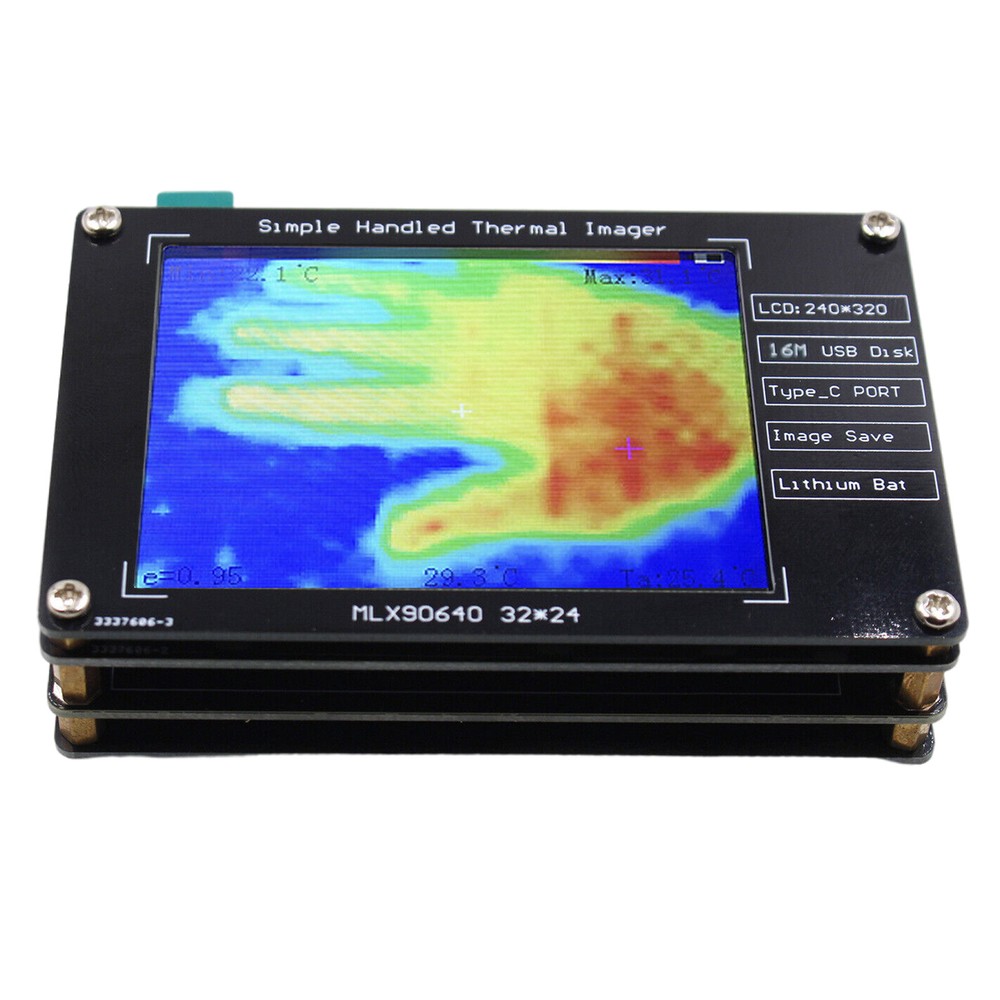 2.8" MLX90640 Thermal Imager Thermal Imaging Camera For Electronics Repairs