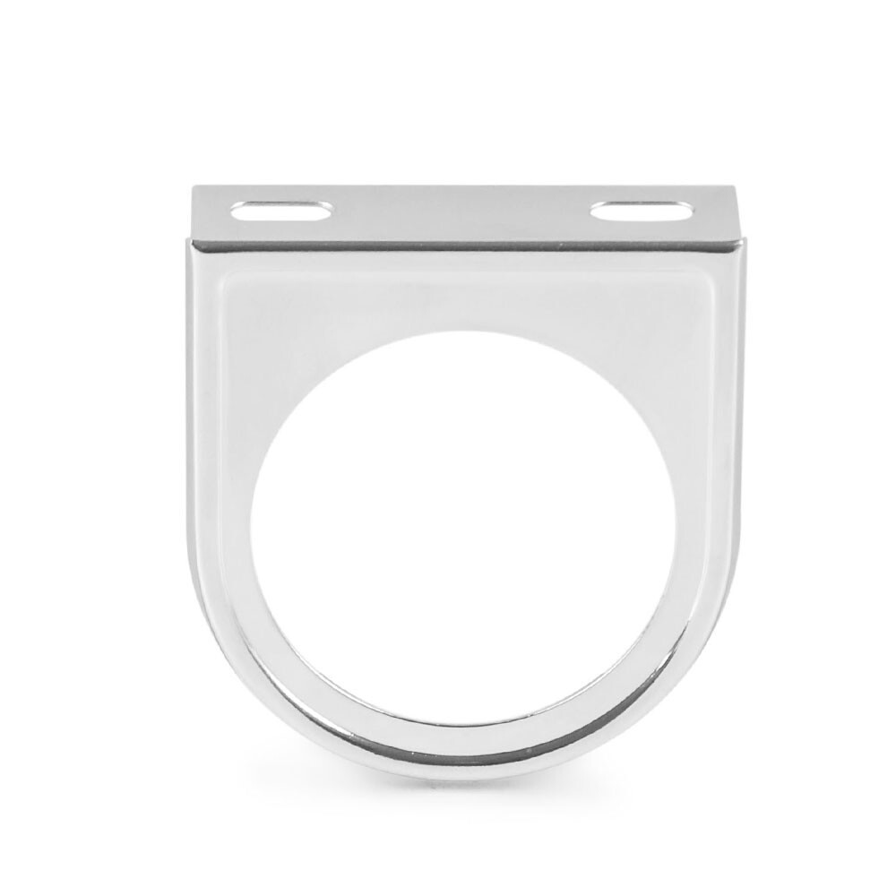 2'' 52mm Silver Single Hole Gauge Meter Dash Pod Mount Holder Bracket Face Panel
