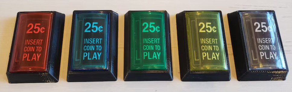 Arcade Coin Door Molded Full Size Functional or Non Functional Options