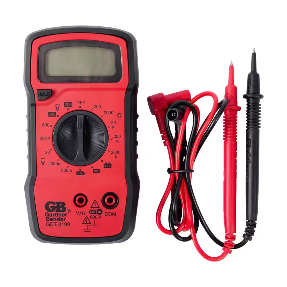 4-Func 14-Range Manual Digital Multimeter