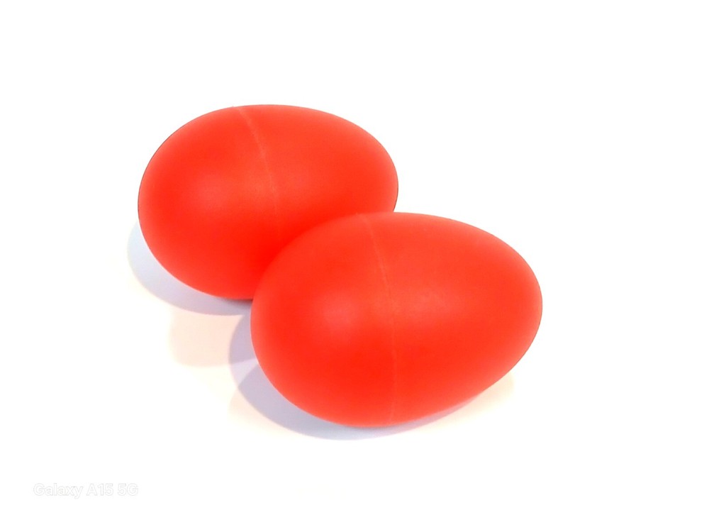 STADIUM RED SOUND EGGS SHAKER PAIR