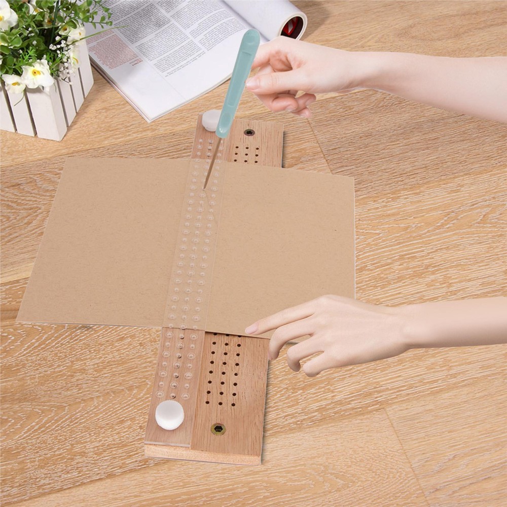 Hand Bookbinding Tools Waxed Thread Guide Tools Leather Craft Kit Beginners