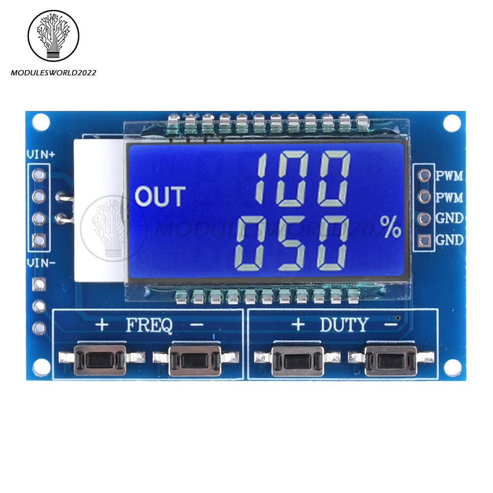 PWM Pulse Frequency Duty Cycle Square Wave Adjustable Module Signal Generator