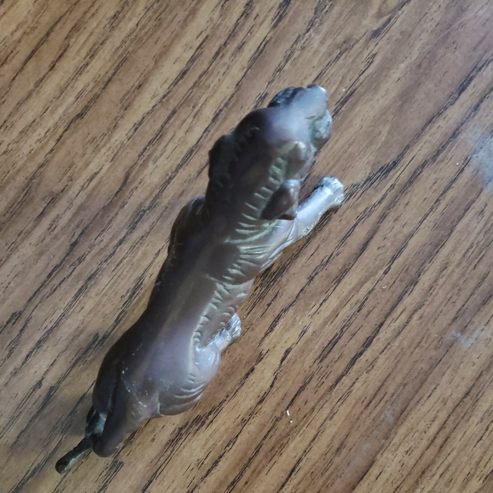 Vintage Solid Bronze Tiger Figurine