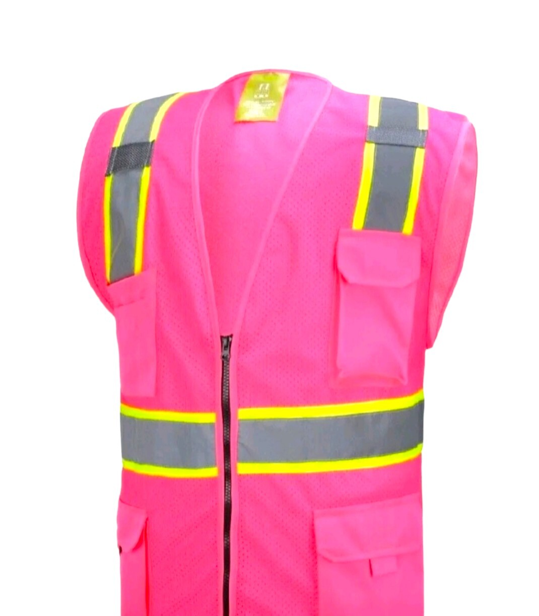 Two Tones Safety Vest ,With Multi-Pocket
