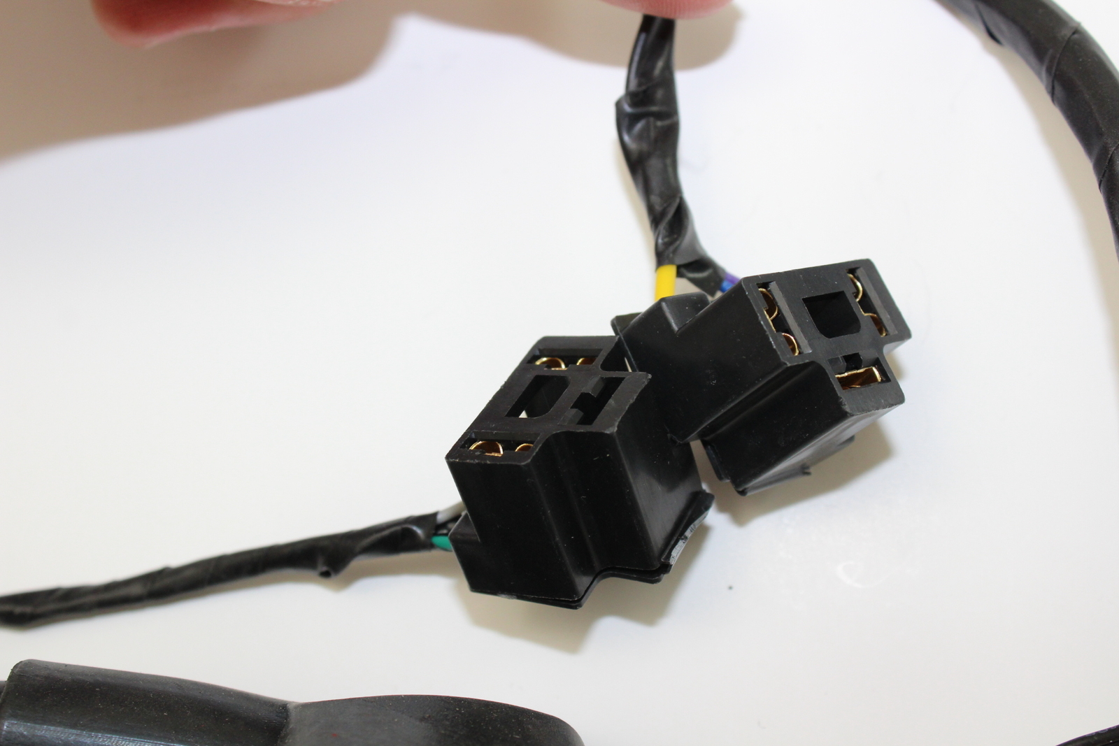 03 04 GSXR 1000 HEADLIGHT SPEEDO GAUGES WIRING HARNESS WIRE LOOM - *MINT*