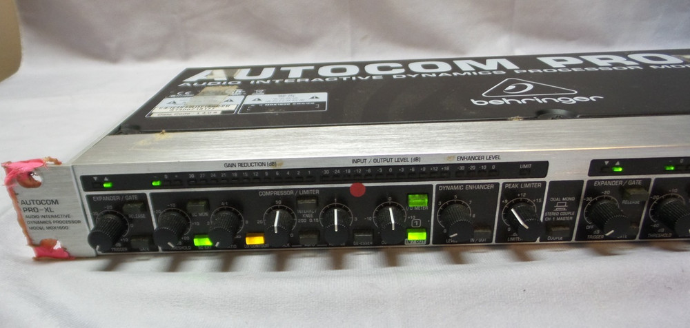 Behringer MDX1600 Autocom Pro-XL Audio Interactive Processor - USED/WORKS