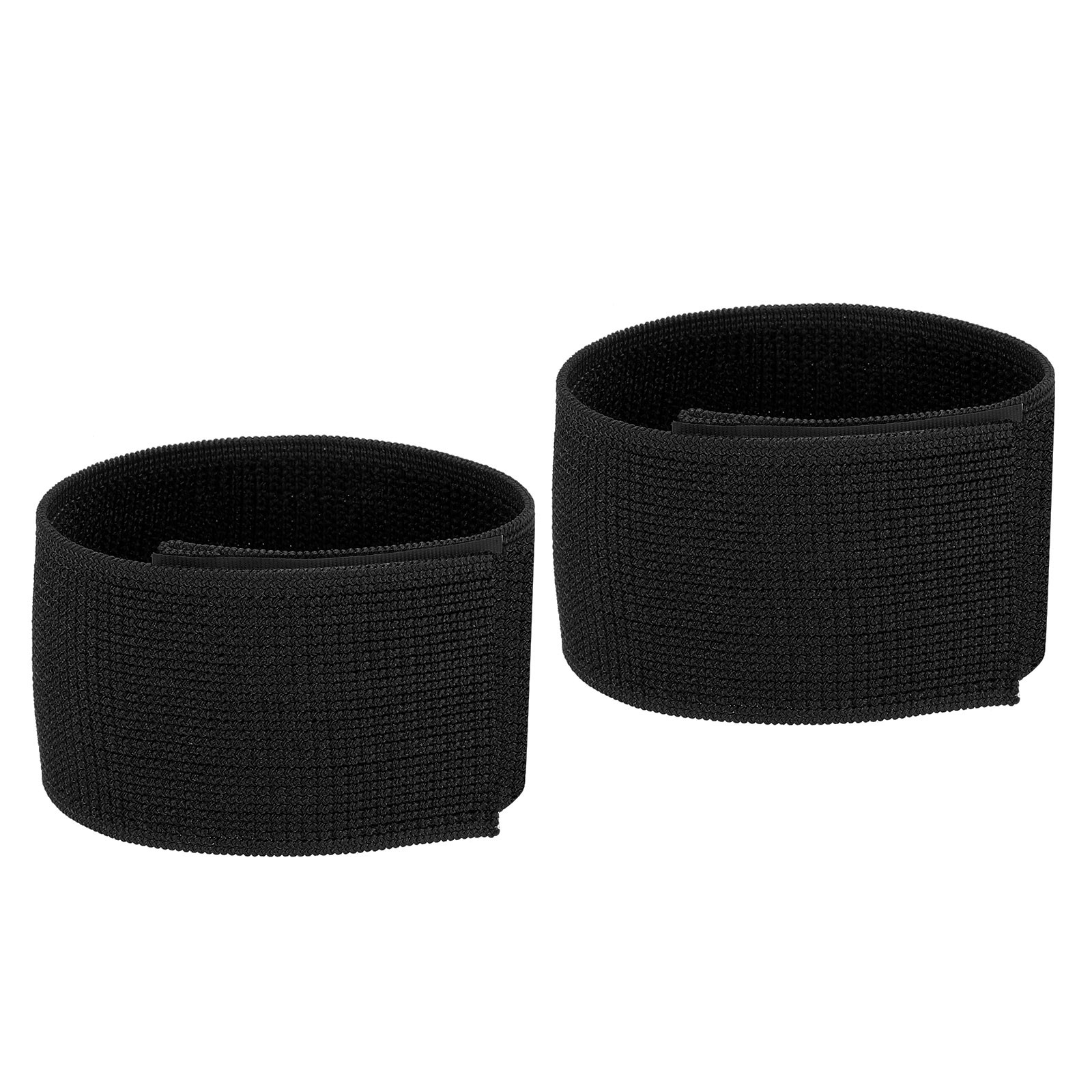2 Set Boot Straps Elastic Ankle Straps Pants Leg Bands 12" Black