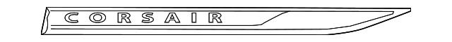 Genuine Ford Name Plate LJ7Z-16228-E