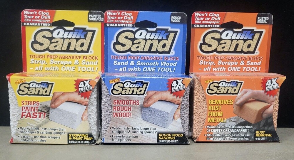 QuikSand Abrasive Block, 3 different variations to choose from