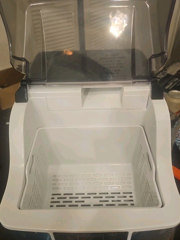 44lbs/Day Electric Chewable Nugget Ice Cube Maker Machine Self-Clean Function