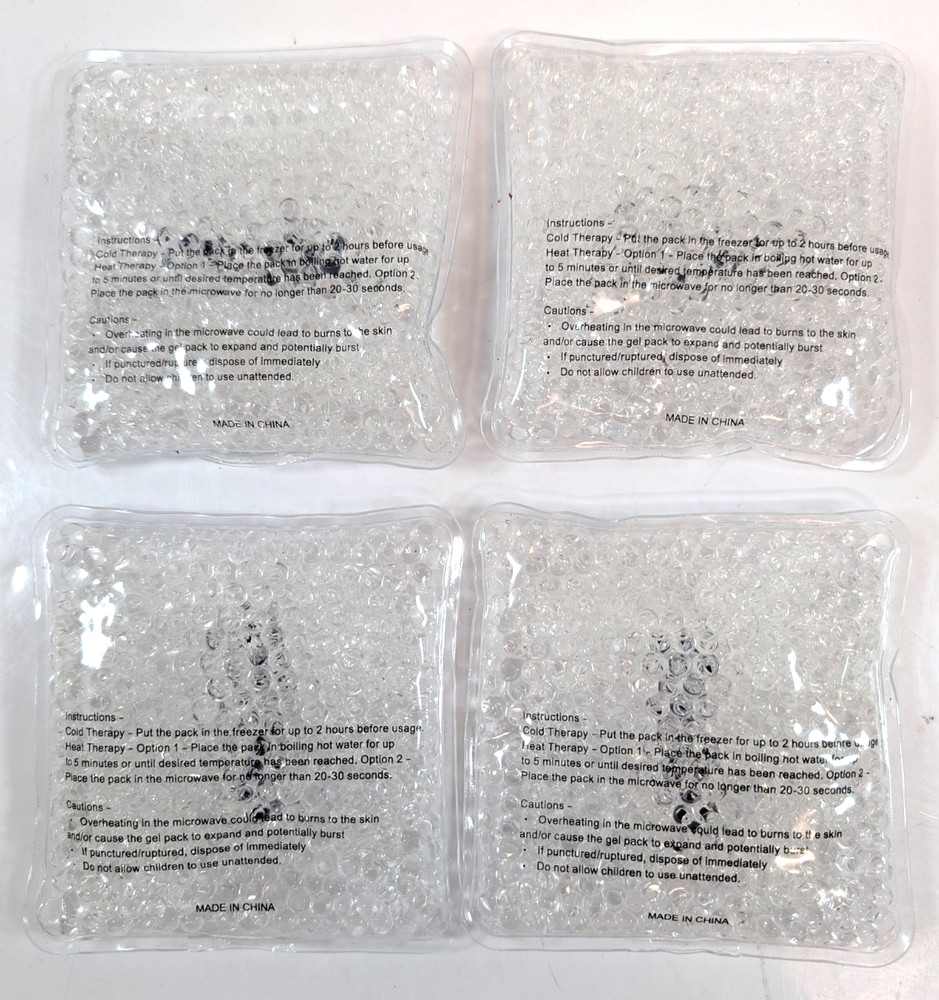4, Hot and Cold Therapy Packs. 4X4