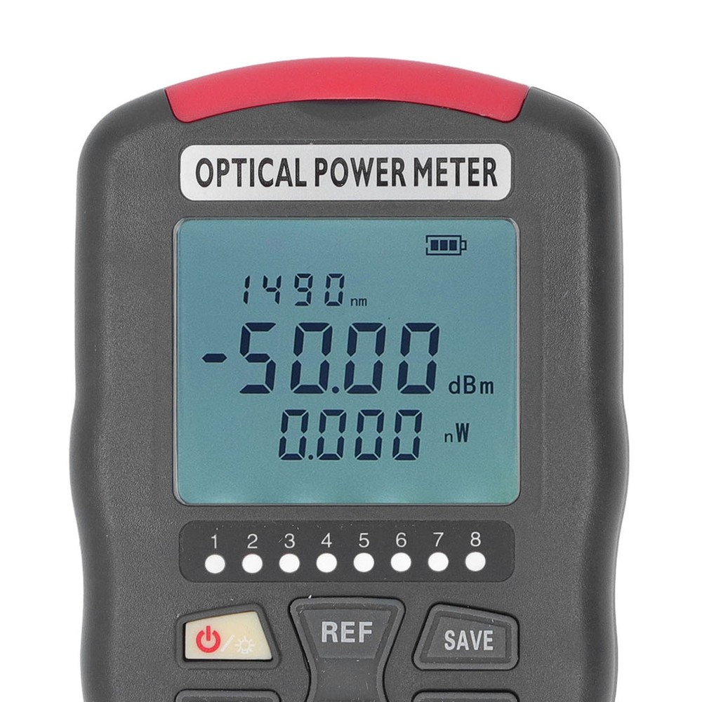 ‑70dBm To+10dBm Optical Fiber Power Meter Red Light Source Network Optic Tester